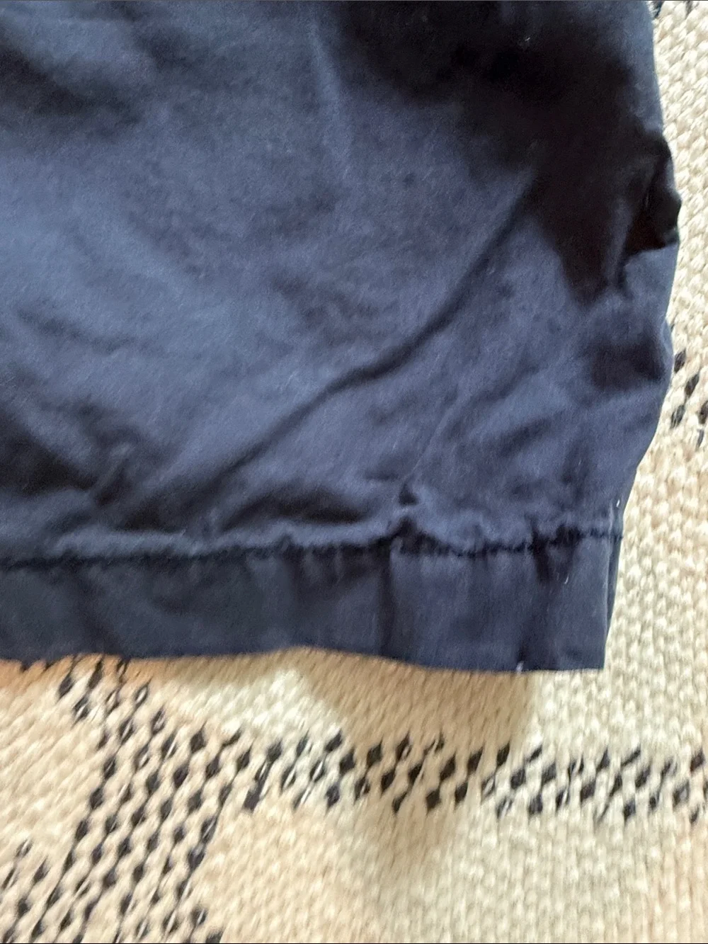 J. Crew Navy Athletic Shorts with White Drawstring